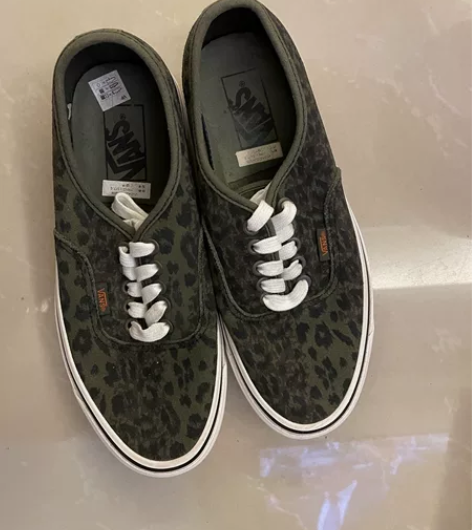 vans豹纹款 实物真的超级好看 当过年鞋...