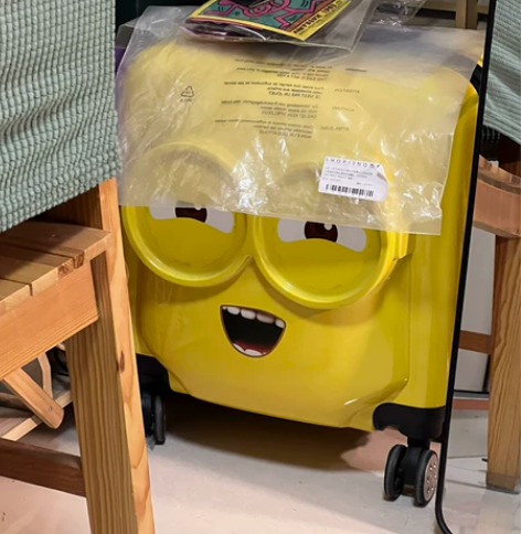 小黄人行李箱 很新 可以登机 适合小孩子 ...