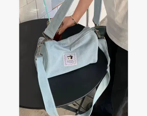 闲置/森系夏季牛仔斜跨包包女2023新款休...