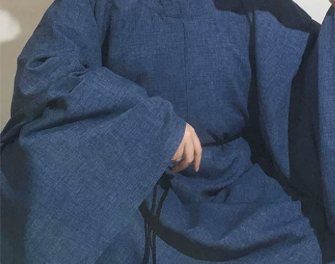 [观云]鸟鸣山空原创宋制汉服圆领袍纯色男女...