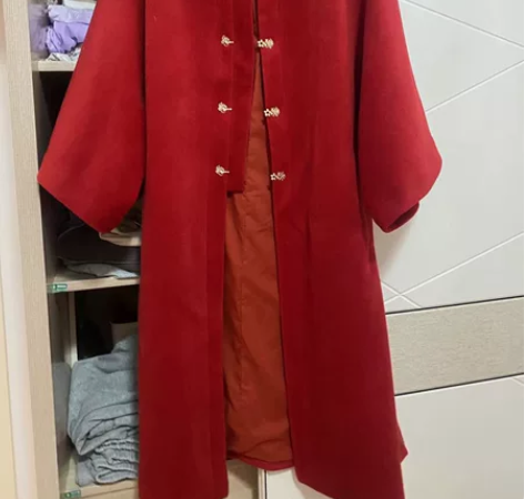 七月夕原创 静芳华 多色圆领对襟长袄汉服呢...