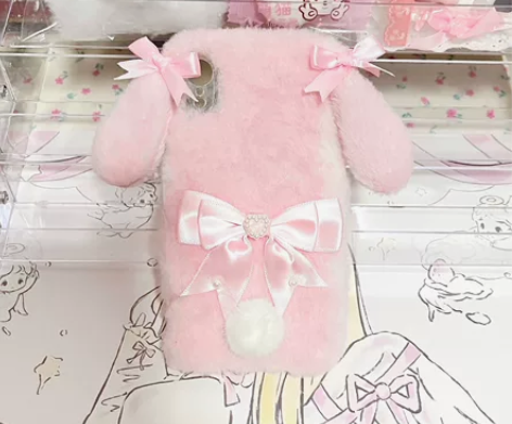 可先下单存着年后发【垂耳菟】手作手机壳 其...