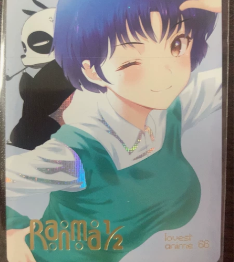 自制卡 动漫 乱马二分之一 三张 感兴趣的...