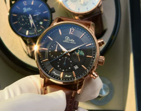 ?【国庆价】瑞士手表男士全自动机械表新款学...