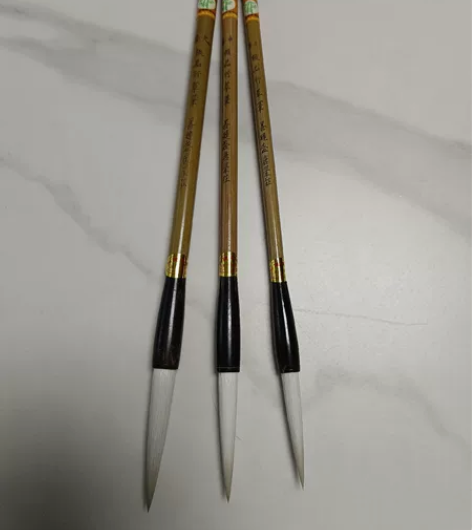 羊毫三支转卖 小号80，中号90，大号10...