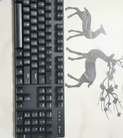 雷柏 V500PRO 104键无线版机械键...