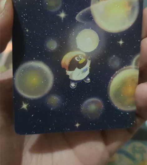 QQ25周年集福卡，龙鹅卡，全套18张 ，...