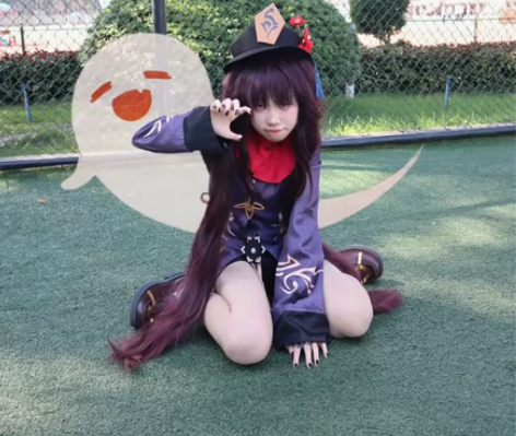 【出】原神胡桃cos服 m码 非名家 除鞋...