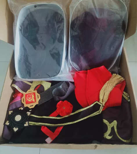 三町目原神，胡桃cos服大全套 M码，有鞋...