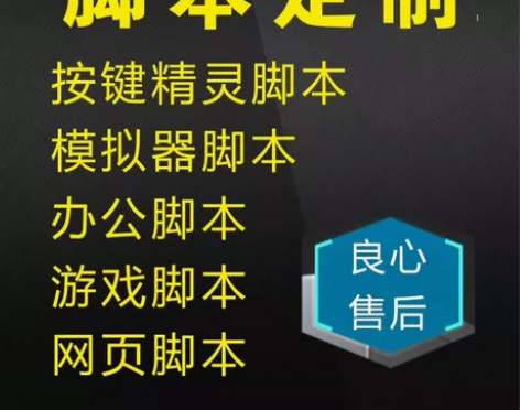 脚本定制软件程序开发编写抢单按键精灵手机安...