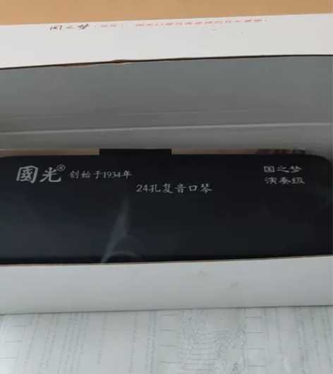 国光口琴24孔专业演奏级高级旗舰复音C调 ...