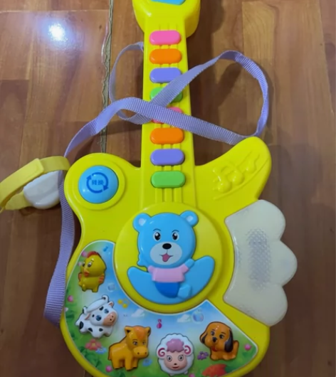 多功能按键卡通音乐吉他宝宝电子琴早教益智乐...