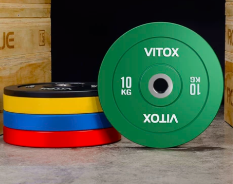 杠铃片 彩色杠铃全胶杠铃片可摔杠铃片