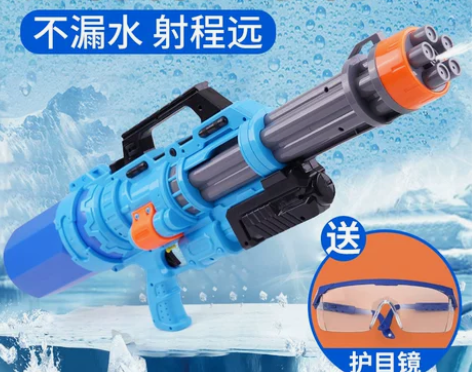 儿童水枪男孩呲滋洒射水喷水神器3岁6抽拉式...