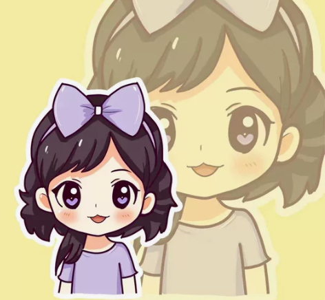 代画画 ps绘图 Q版手绘头像设计卡通人物...