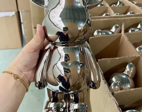 轻奢网红暴力熊摆件家居客厅电视柜酒柜玄关装...