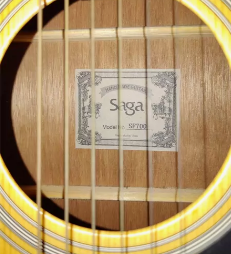 saga吉他 型号：SF700 闲置了4-...