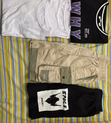 全新全棉短裤，篮球服，打底衫，都是实体店购...