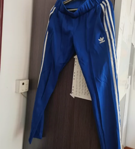 阿迪达斯休闲运动裤165/62A，蓝色经典...
