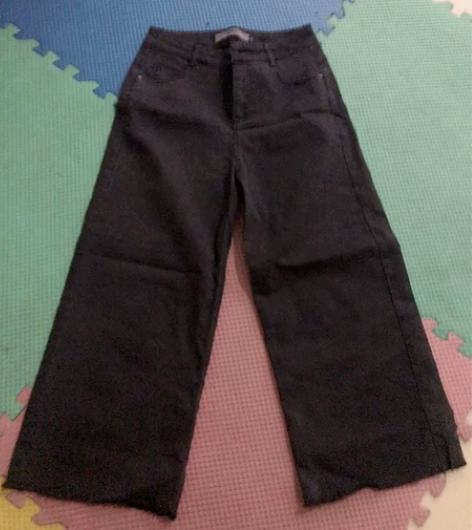 牛仔裤 七分八分裤 夏秋季配T恤穿，简单大...