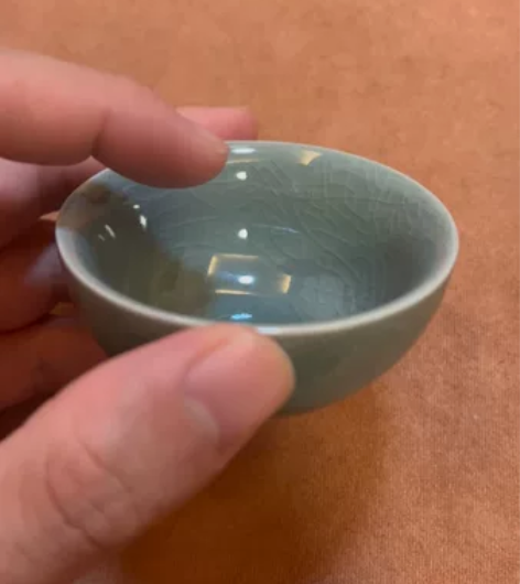 #景德镇 景德镇陶瓷小杯，无落款，冰裂纹，...