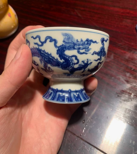 景德瓷杯，全品无暇。 感兴趣的话点“我想要...