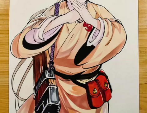 常事万法仙君 马克笔手绘 国漫 日月同错 ...