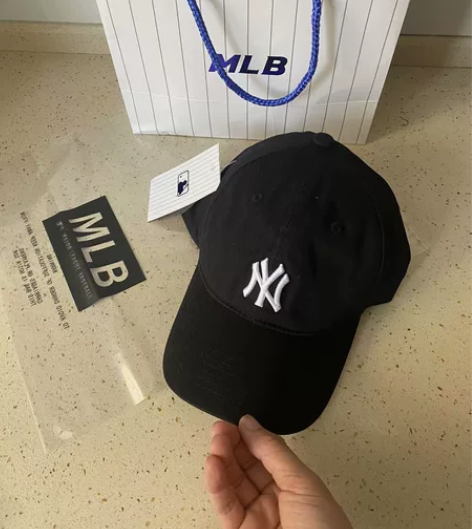 mlb棒球帽鸭舌帽软顶小标男女同款休闲帽 ...