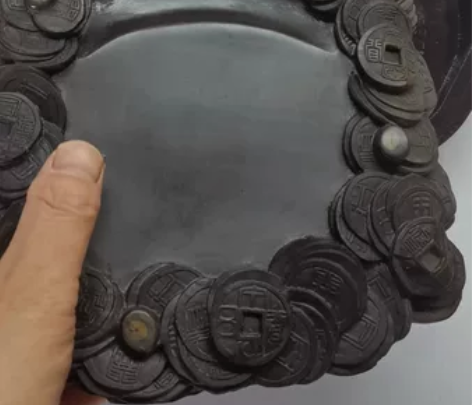 梅花坑端砚，具体参数看图，大约有10斤重，...