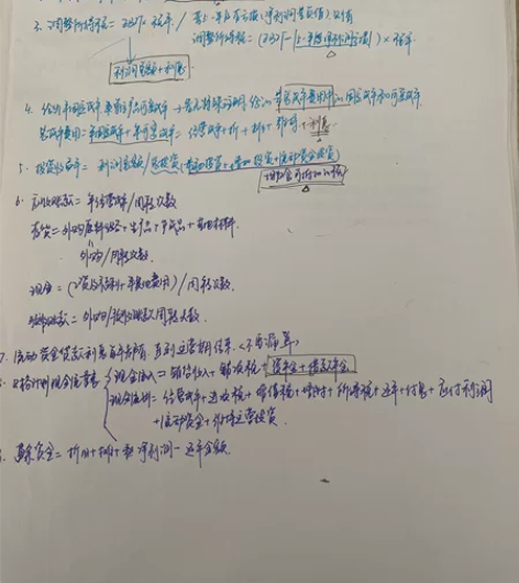 一级造价师考试案例科目，手写版笔记，包含每...