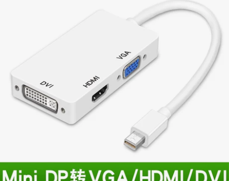 minidp转hdmi苹果电脑投影仪4k转...
