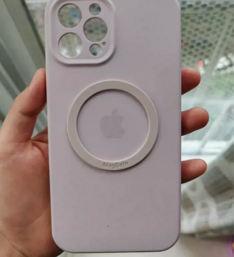 两个壳 苹果12Promax液态硅胶保护壳...