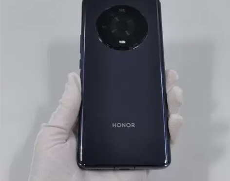 ?95新 荣耀Magic 4(5G) 亮黑...