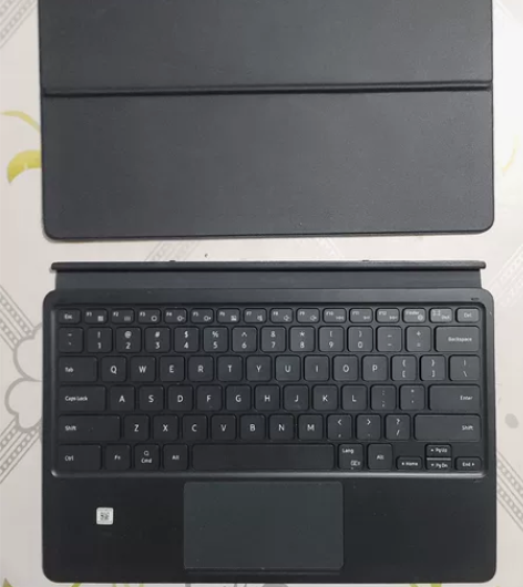 三星tab s7+键盘和支架,买平板送的,...