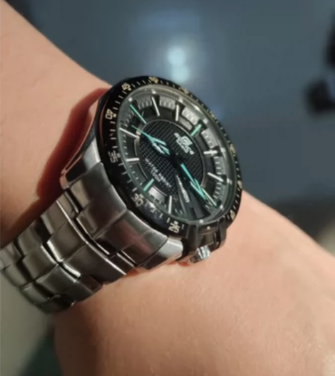 一块多年老卡西欧，EF130，人家送我的，...