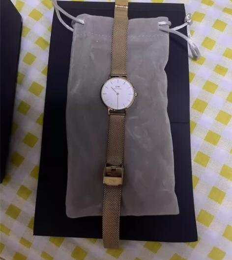 dw手表女 PETITE系列优雅流金石英女...