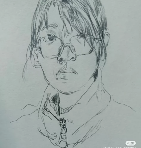 本人纯手绘肖像头像嘞 [大哭][捂脸哭][...