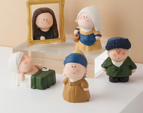 态生活大艺术家盲盒手办酒柜小公仔玄关创意可...