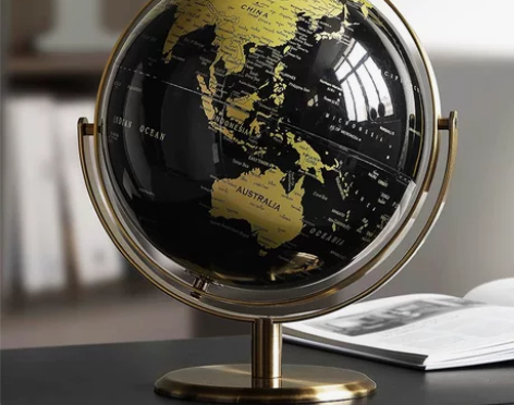 地球仪摆件轻奢高档领导办公室装饰品酒柜电视...