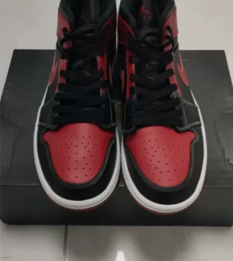 Air Jordan 1  反转禁穿 黑红...