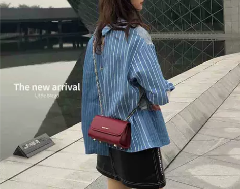 somay红色单肩包包2021新款潮202...