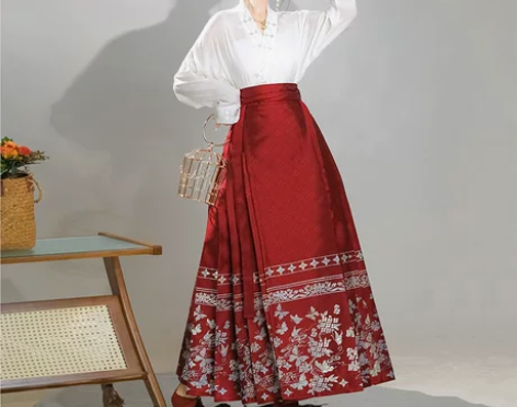 新中式马面裙国风古装小个子宋制明制汉服女款...