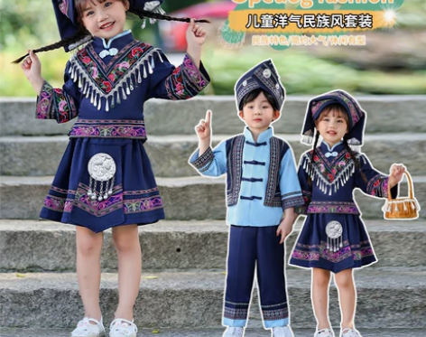 广西壮族三月三民族服装苗族少数民族侗族彝族...