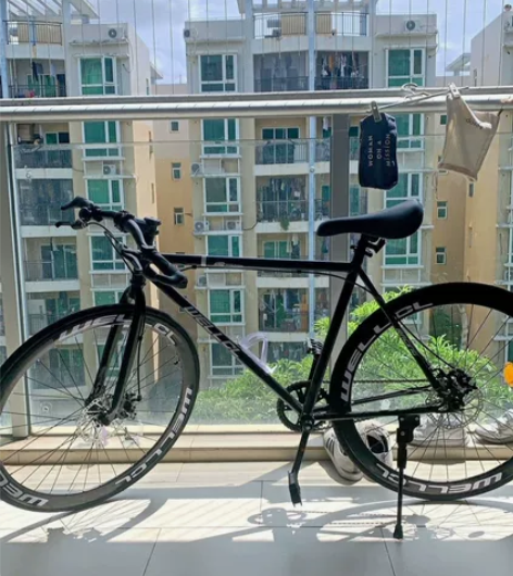 【捡漏】死飞icolour自行车实心胎活飞...