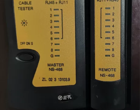 能手 网线 网络 测试仪 468 用了一次...