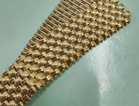 收藏镀港金凹口2mm、外宽20mm珠宝扣老...