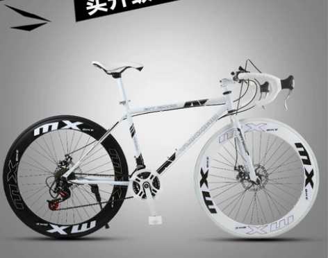 公路自行车赛车变速实心胎活飞网红死飞超快超...