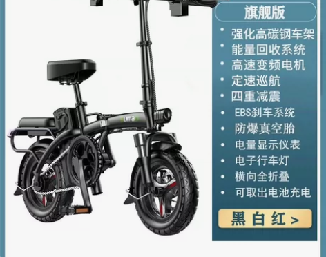 德国名顶电动车代驾小型电瓶车折叠电动自行车...