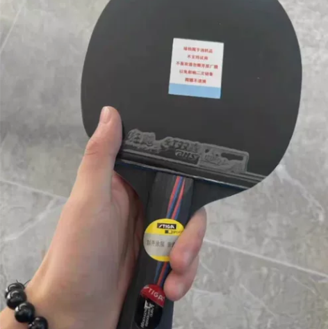 原价1700多专业斯蒂卡黑檀9.8碳素乒乓...