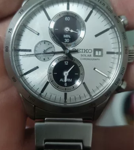 精工手表V172可能是光动能不太懂，品相很...